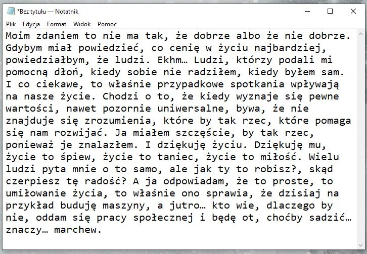 notatnik windows 10