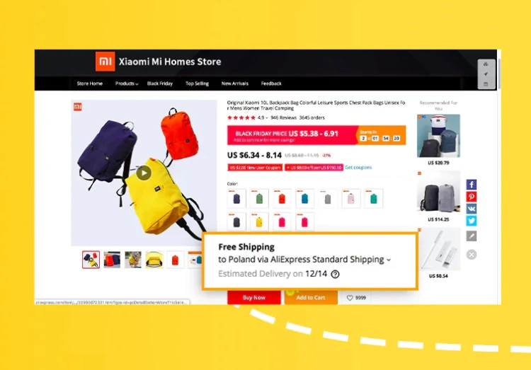 AliExpress Standard Shipping