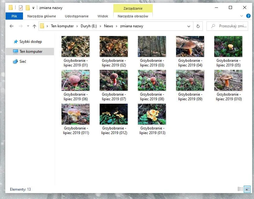 Zmiana nazw wielu plikow Windows 9