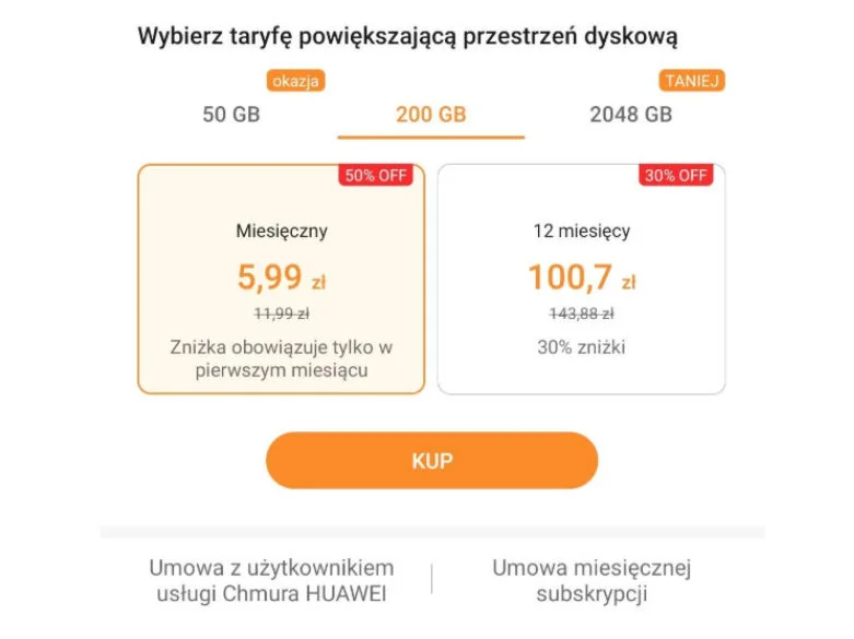 dysk huawei