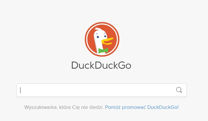 duckduckgo wyszukiwarka
