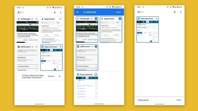 chrome android karty 1
