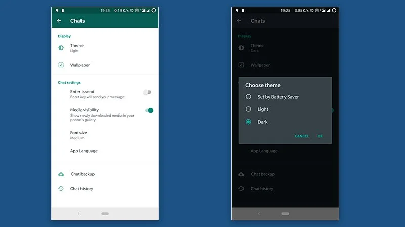 whatsapp dark mode 1