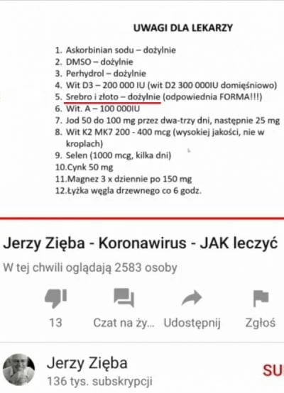 jerzy zieba koronawirus