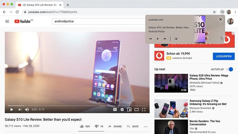google chrome obraz w obrazie 1