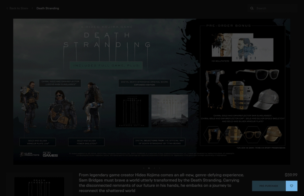 epic games store listy zyczen