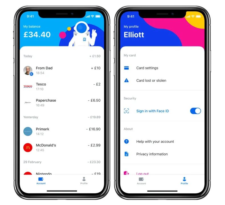 Revolut Junior aplikacja