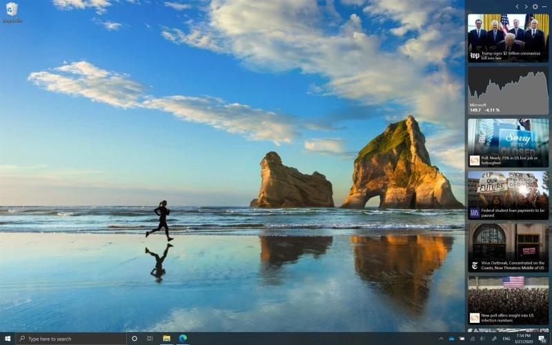 Windows 10 news bar 3