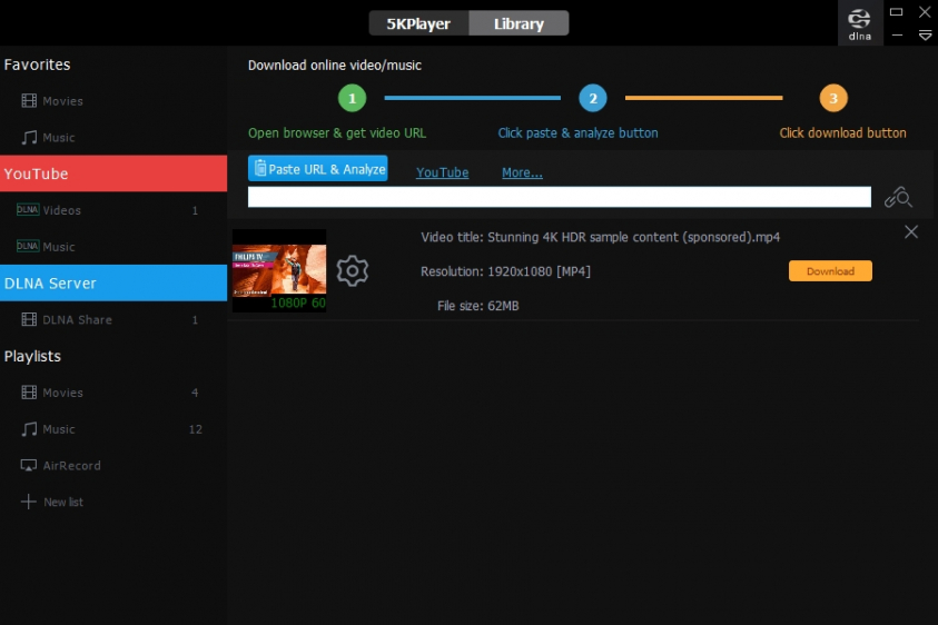 Pobieranie wideo z serwisu YouTube