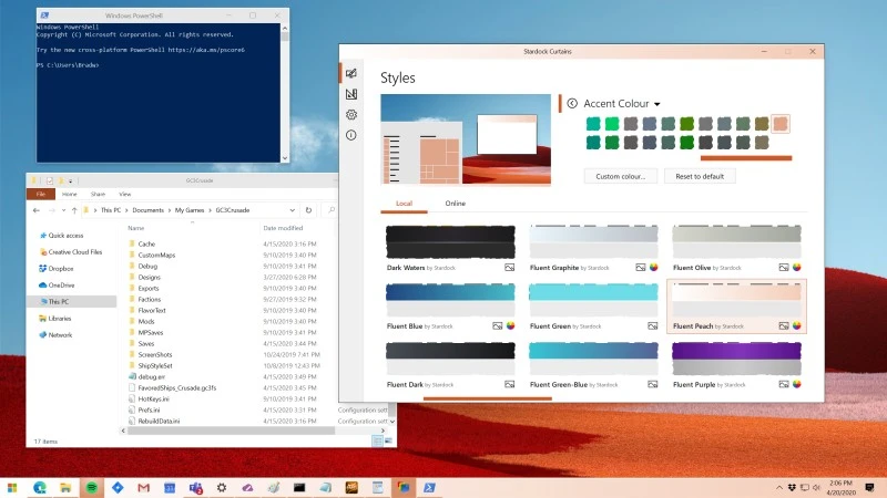 curtains stardock
