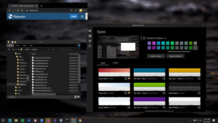 Curtains Windows 10