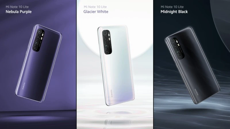 Xiaomi Mi Note 10 lite kolory