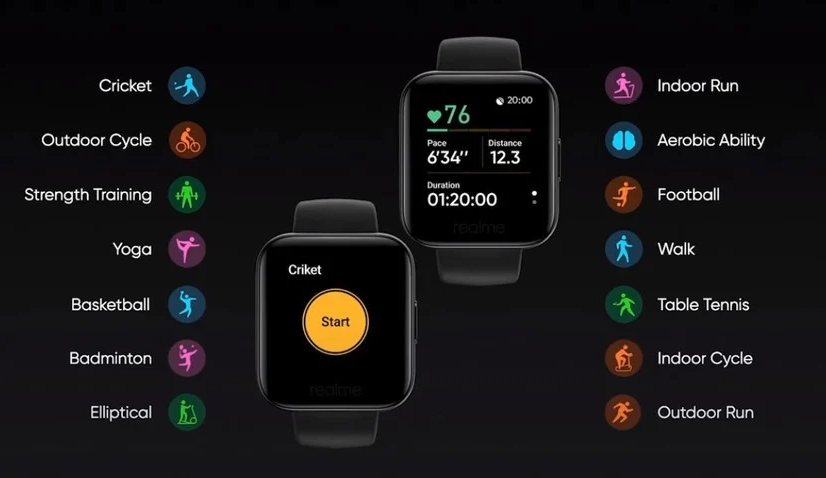 realme watch funkcje 1