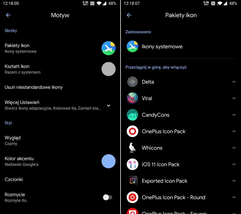 Paczki ikon, które w mig odświeżą Twój system Android