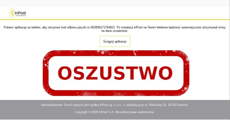 paczkomaty scam 2