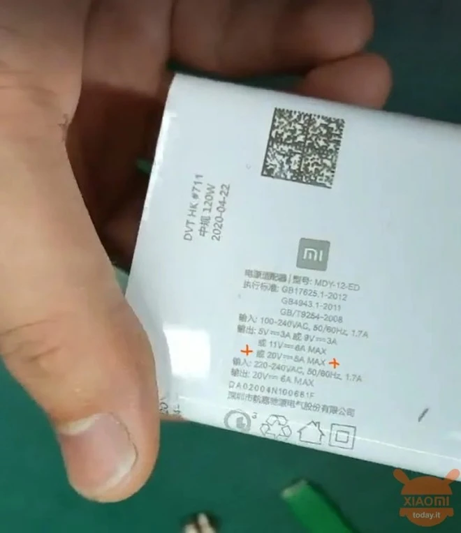 ladowanie xiaomi 100 w