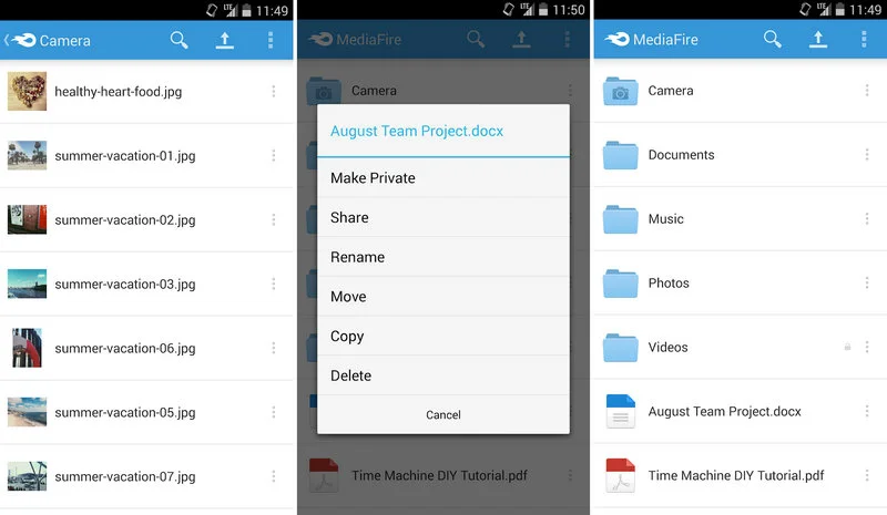MediaFire Android