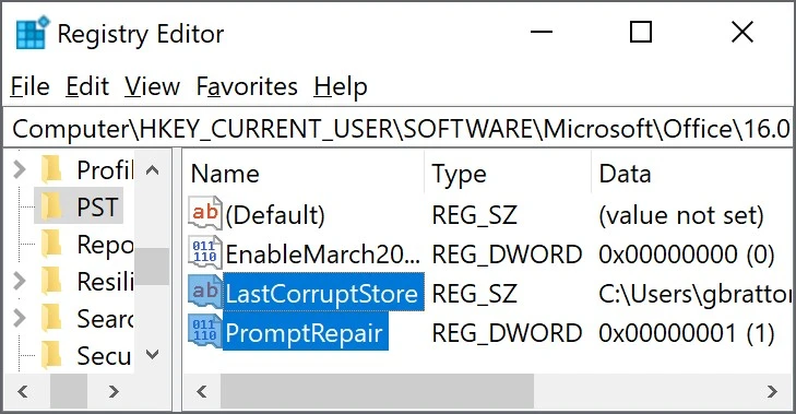 outlook jak naprawic