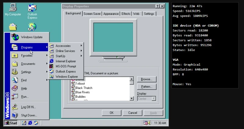 windows 98 w przegladarce 2
