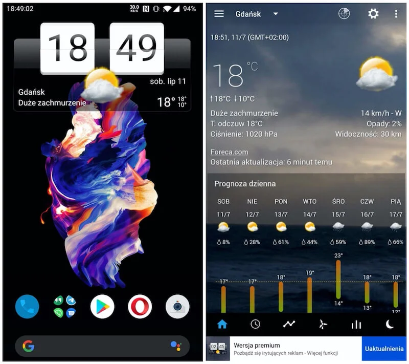10 widżetów na Androida, z których warto skorzystać