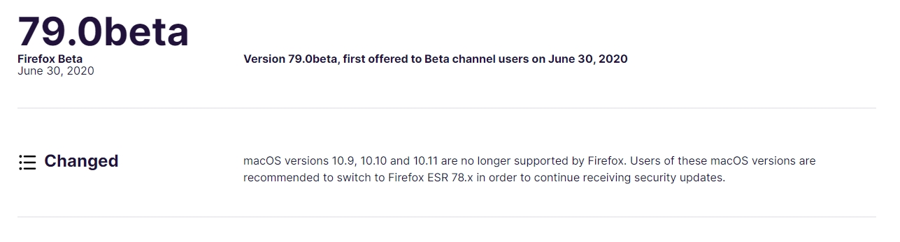 beta firefox 79