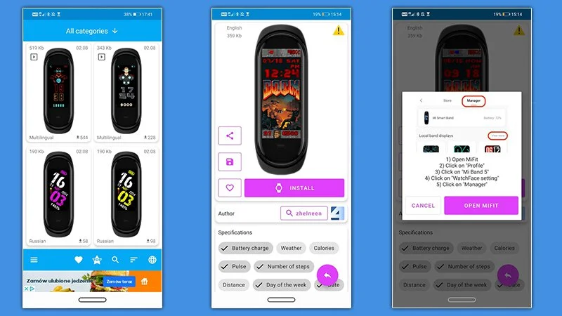 xiaomi mi band 5 watchface 6