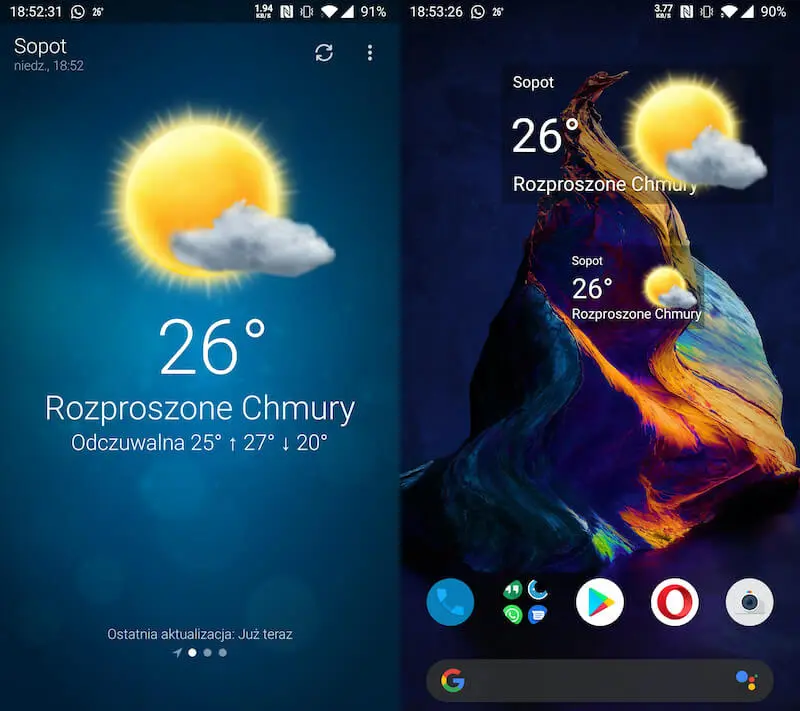 Przegląd aplikacji pogodowych