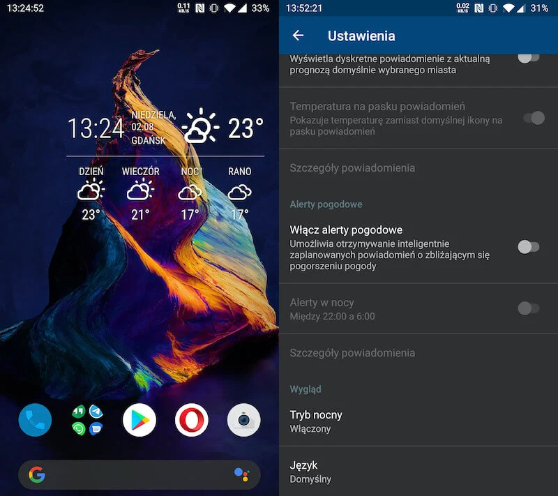 Przegląd aplikacji pogodowych