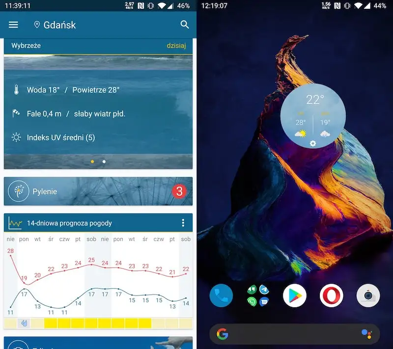 Przegląd aplikacji pogodowych