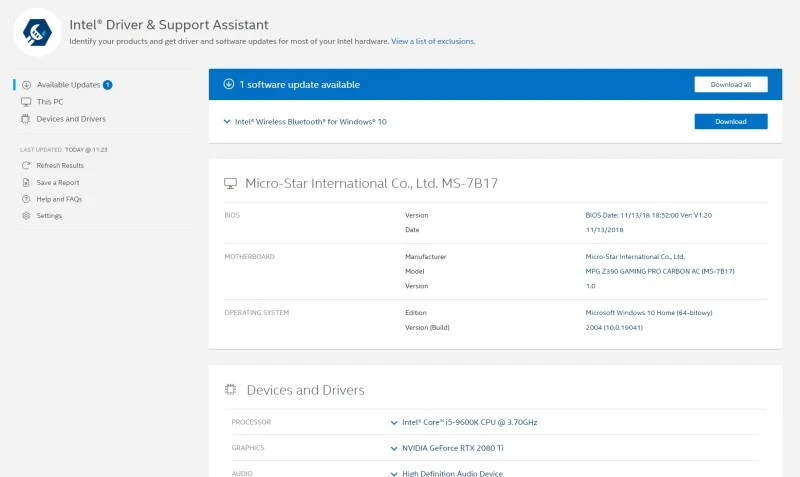 intel driver
