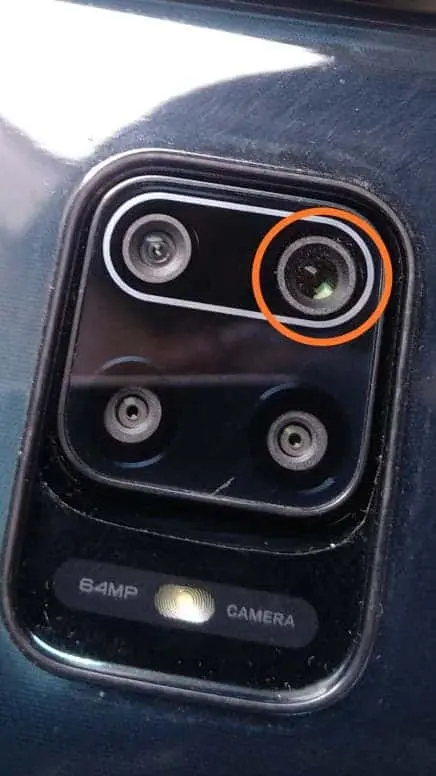 Redmi Note 9 kurz aparat 1