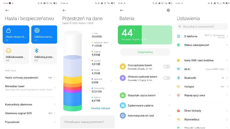 MIUI 12 podobieństwo iOS