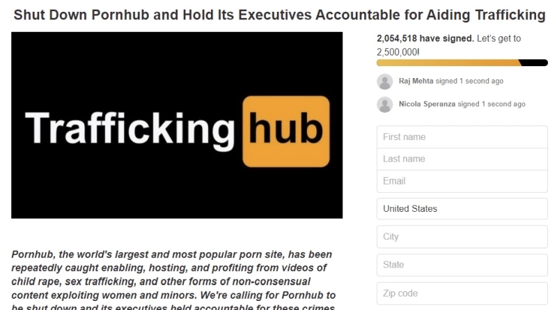 petycja traffickinghub