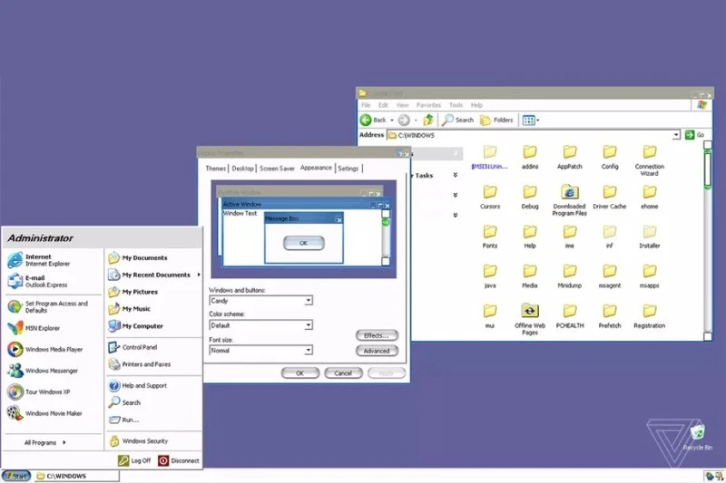 windows XP sekretny motyw 2