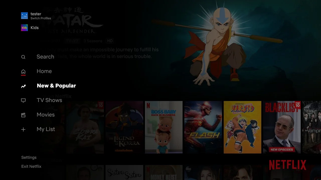 netflix nowa sekcja 1