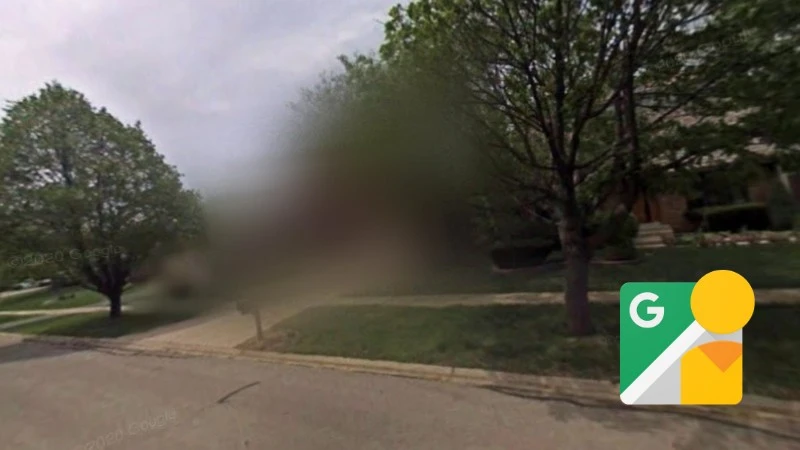 street view ukrycie domu