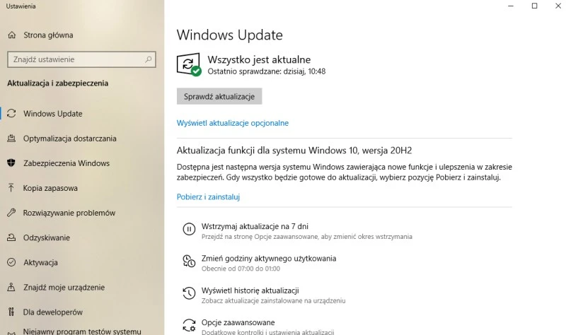 windows 10 20h2 metoda 1