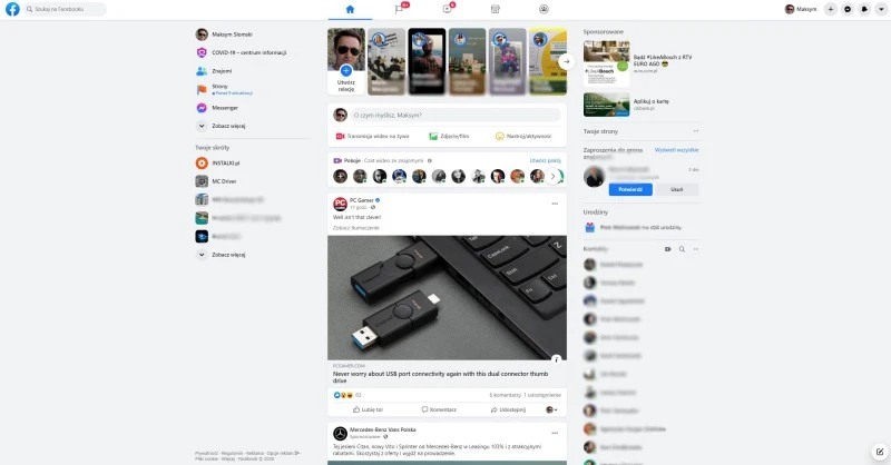 facebook nowy