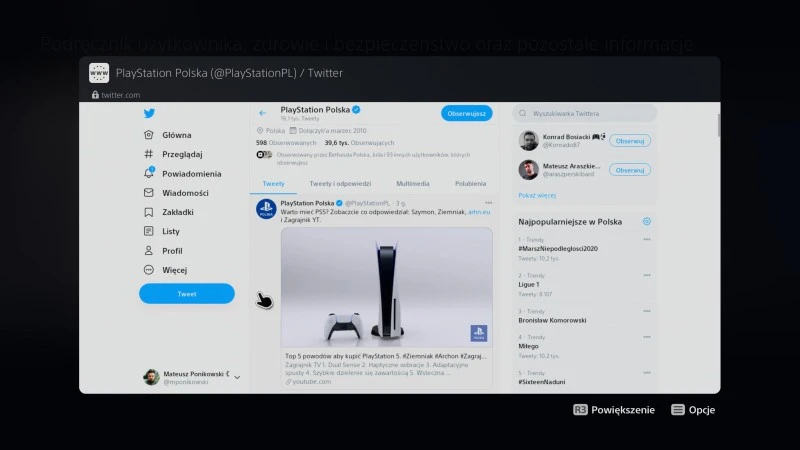 ps5 przeglądarka 9