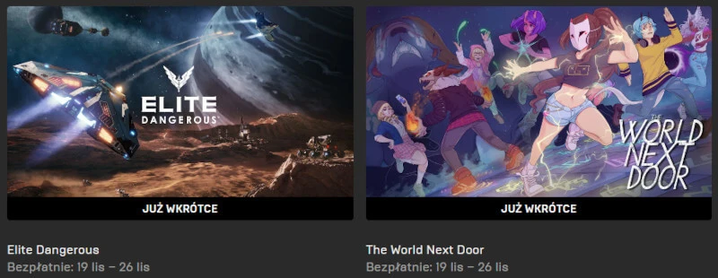 Elite Dangerous i The World Next Door za darmo w Epic Games Store