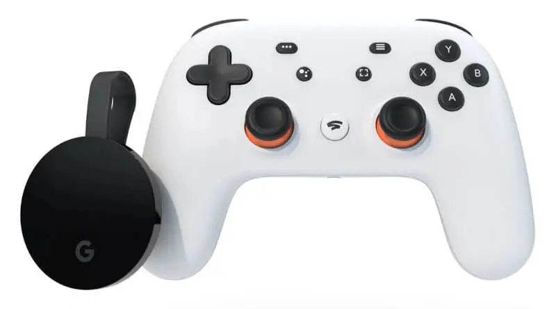 Chromecast Ultra 4K i Google Stadia Controller