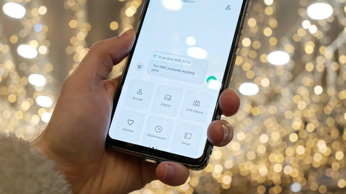 MIUI 12 zaplanowane SMS-y
