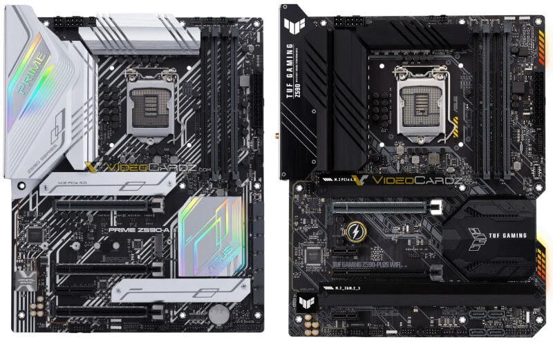 ASUS Z590-A i TUF Z590-Plus WiFi