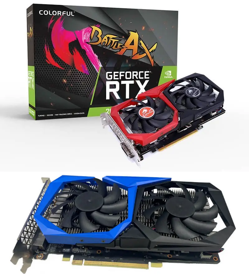 Colorful GeForce 2060 Super i Intel Iris Xe DG1