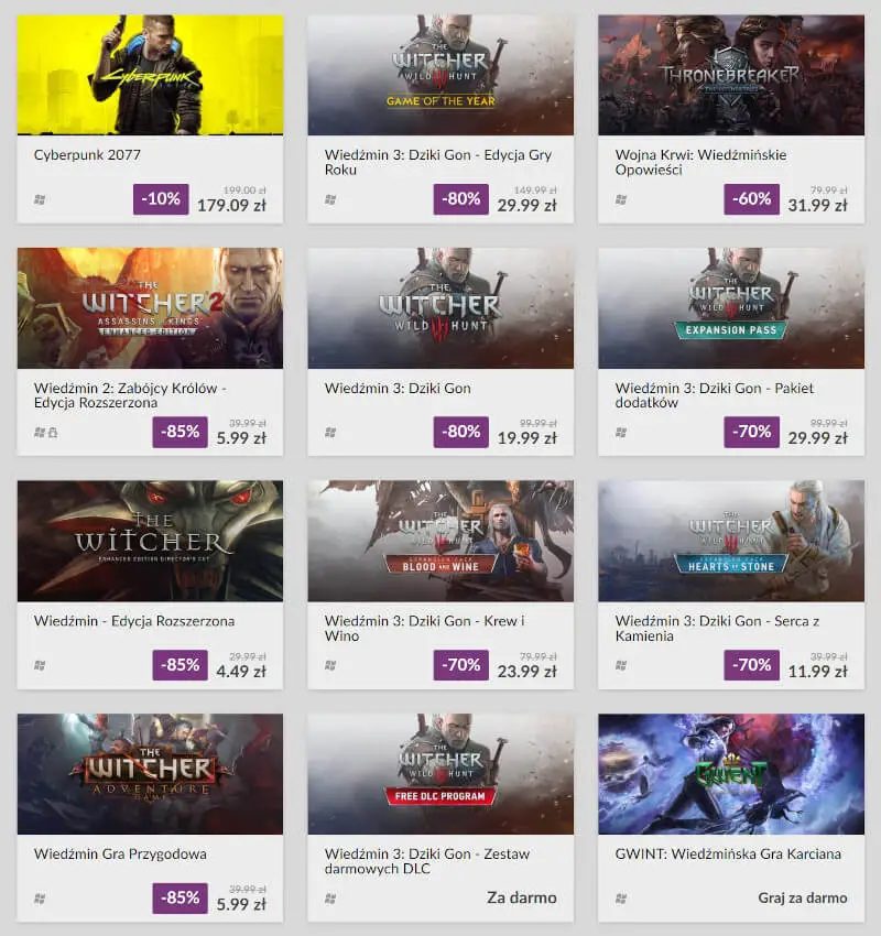 GOG promocja We Love Games