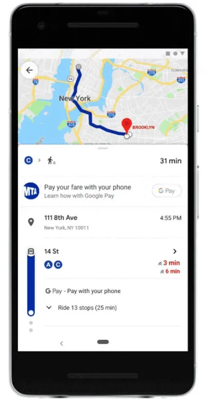 mapy google bilety 1