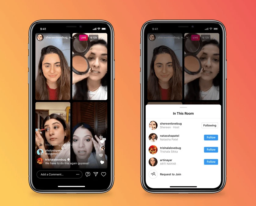 Instagram Live Rooms