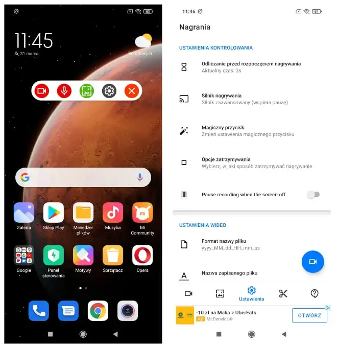 Najlepsze narzędzia do nagrywania ekranu w Androidzie