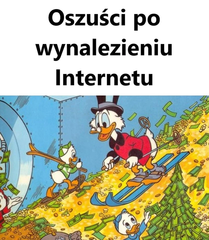 sknerus na nartach meme