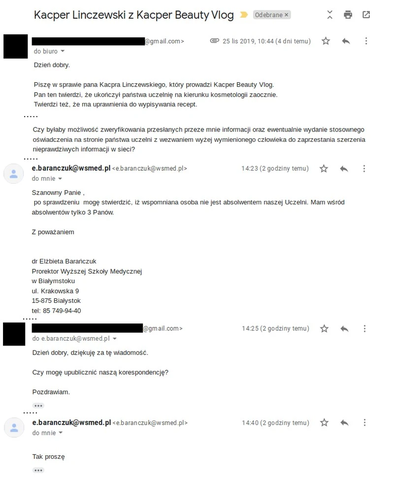 linczewski mail